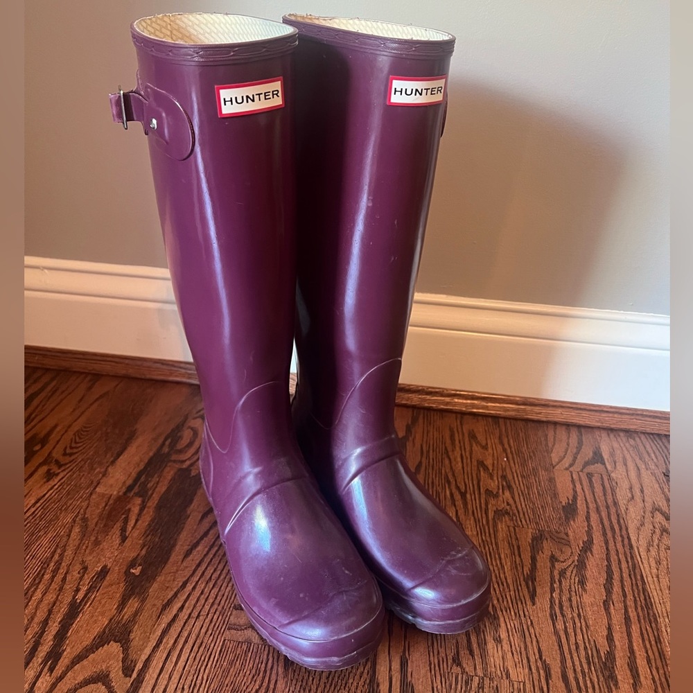 Original tall Hunter rain boots!
